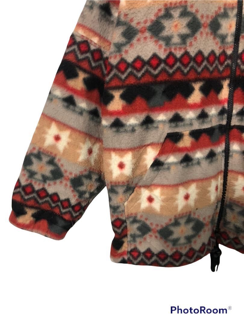 Mizuno Vintage Mizuno Eurus Zip Up Hoodie Navajo Jacket Size US XL / EU 56 / 4 - 3 Thumbnail