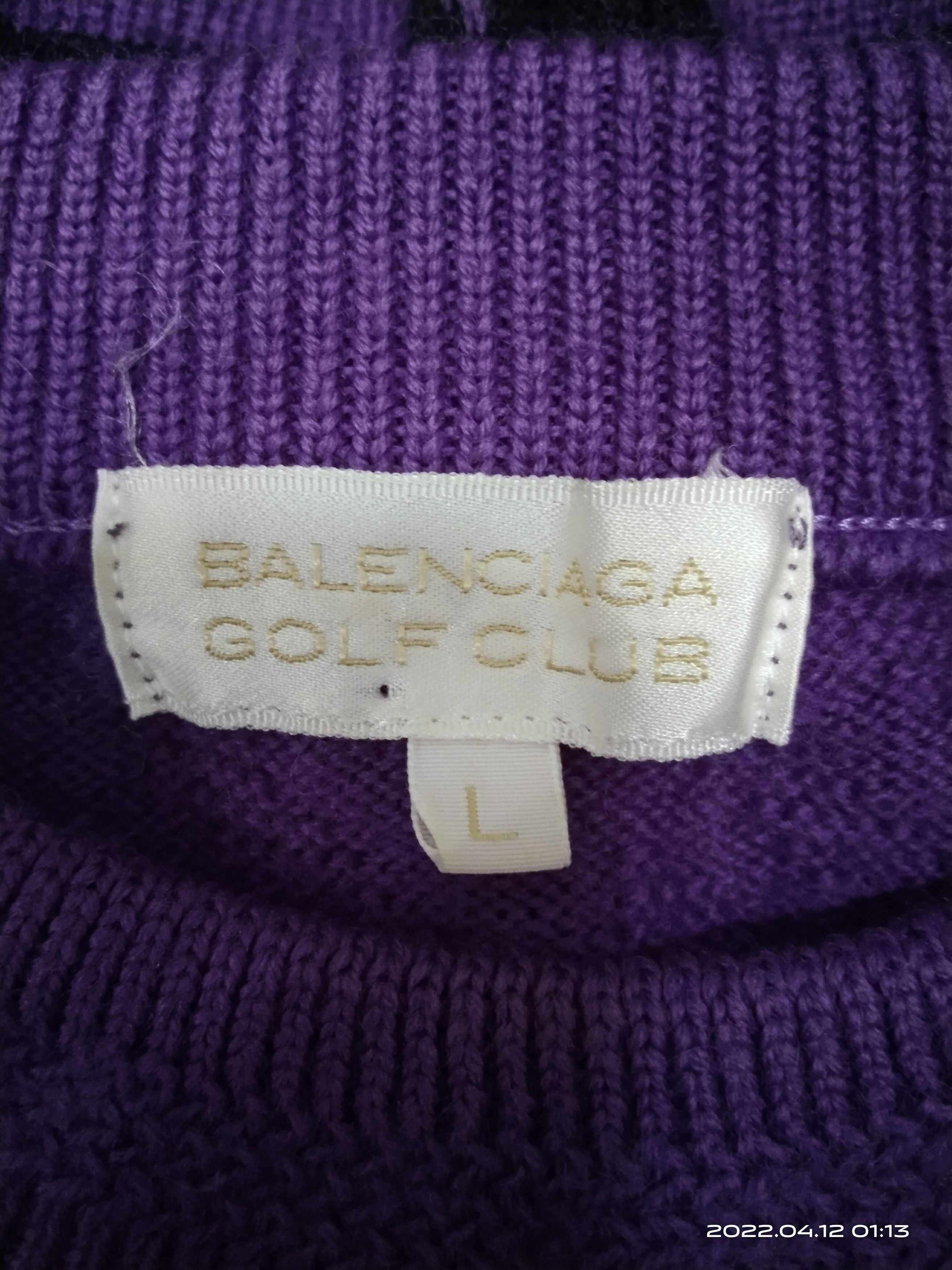 Balenciaga BALENCIAGA PARIS SPELLOUT KNIT MULTICOLOUR Size L / US 10 / IT 46 - 8 Thumbnail