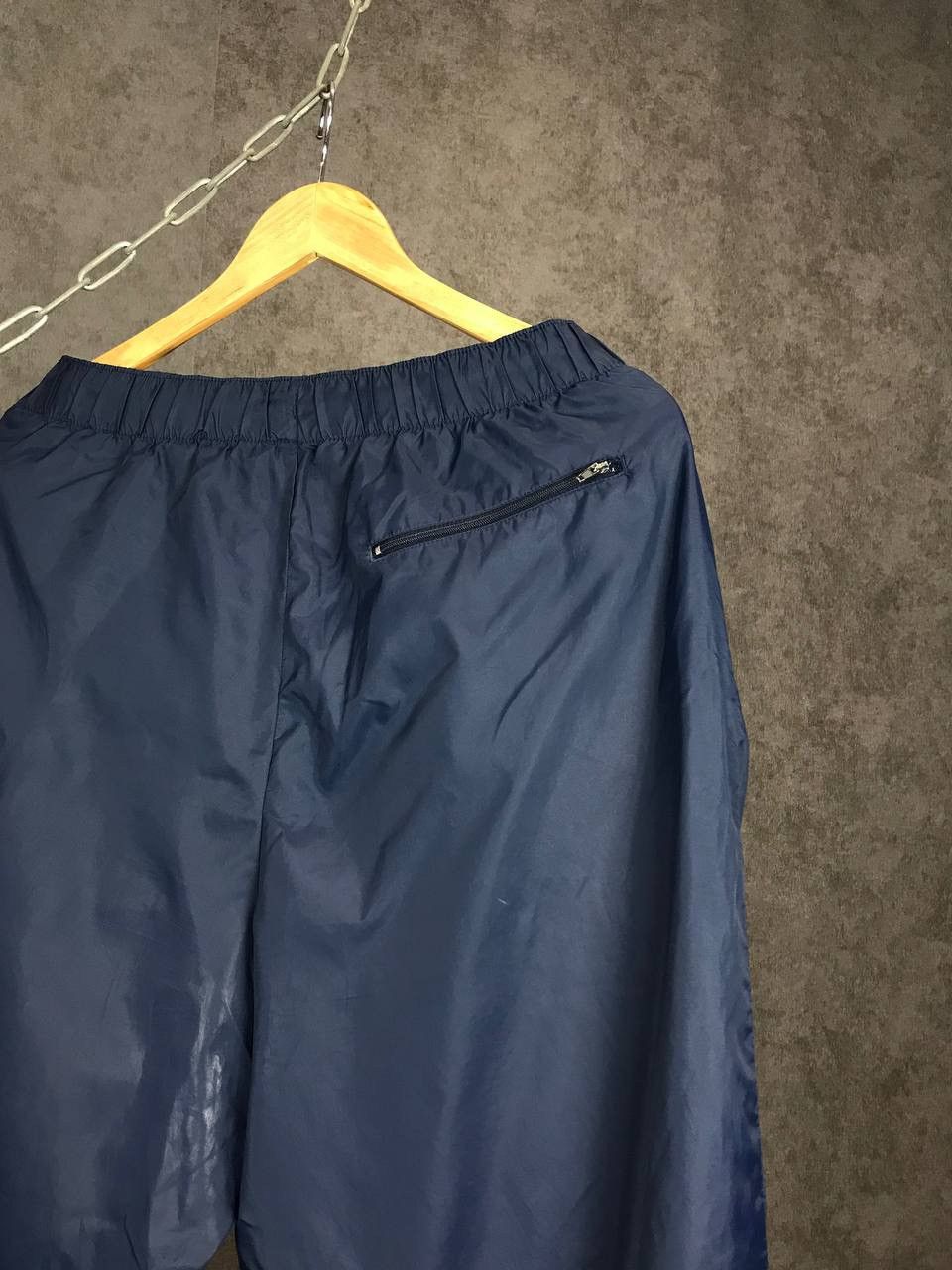 Nike × Vintage Nike swoosh streetwear vintage nylon sweatpants Size US 36 / EU 52 - 7 Thumbnail