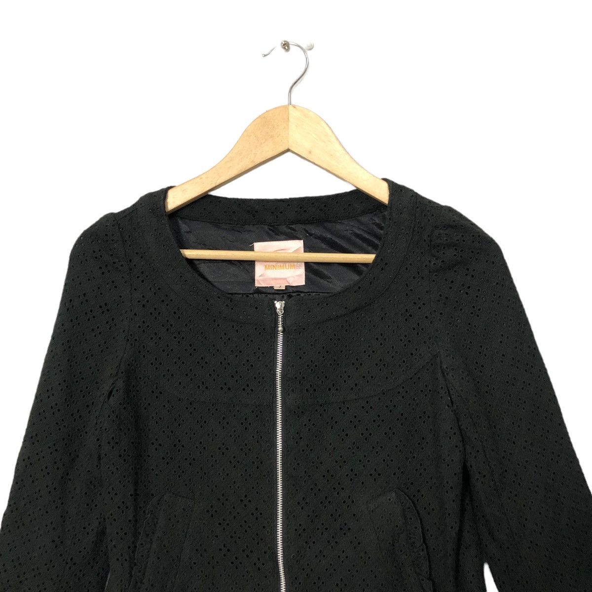 Minimum Vintage Minimum Minimum Zipper Ups Crop Top Jacket Size XS / US 0-2 / IT 36-38 - 4 Thumbnail