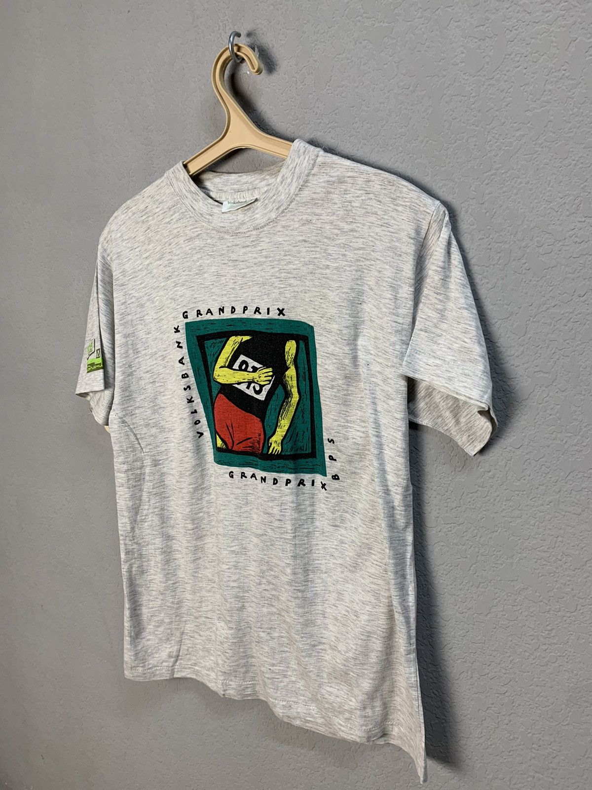 Vintage 1994 Vintage❗️Grandprix Volksbank BPS t-shirt Run Running Size US M / EU 48-50 / 2 - 6 Thumbnail