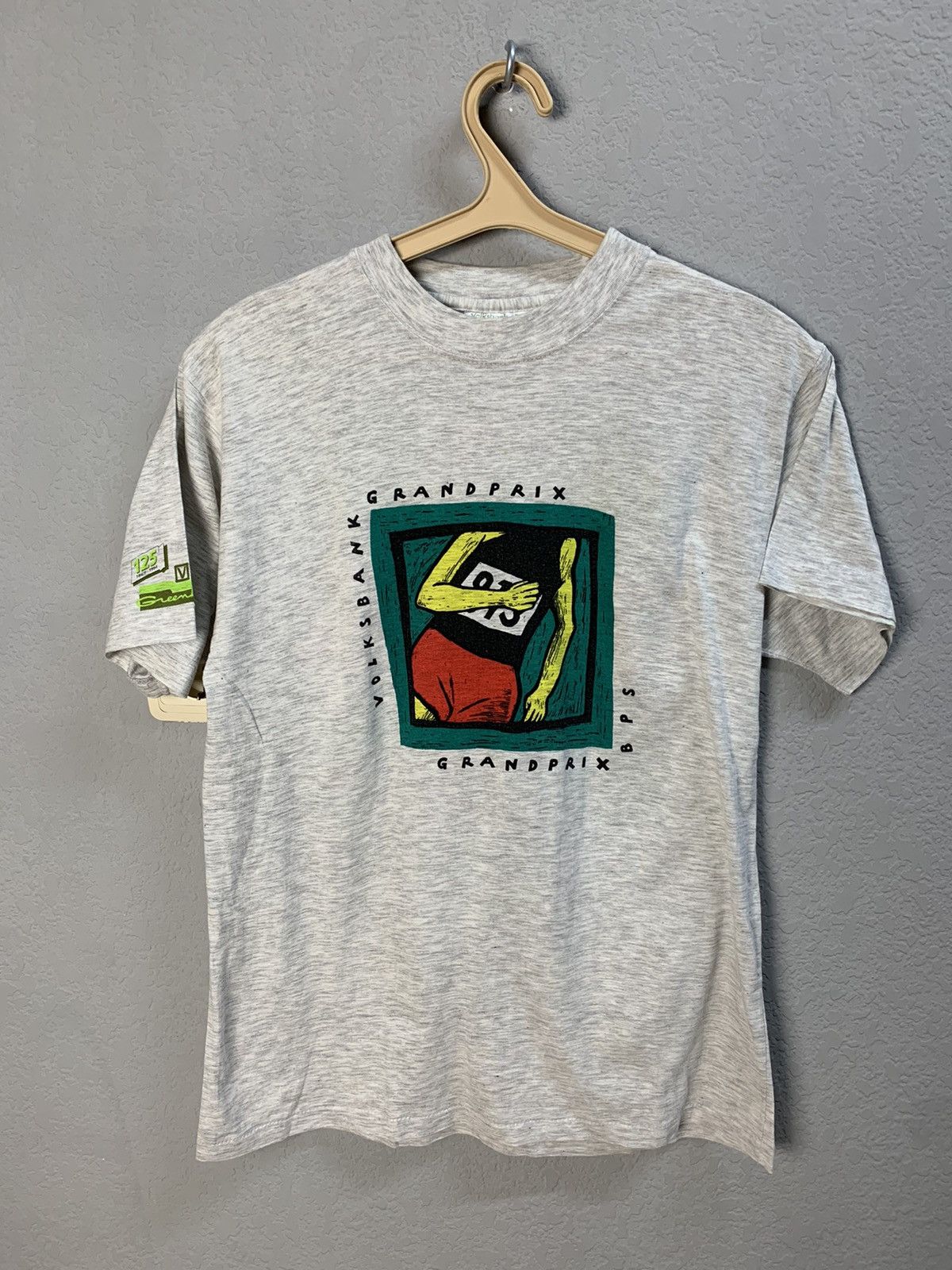 Vintage 1994 Vintage❗️Grandprix Volksbank BPS t-shirt Run Running Size US M / EU 48-50 / 2 - 2 Thumbnail