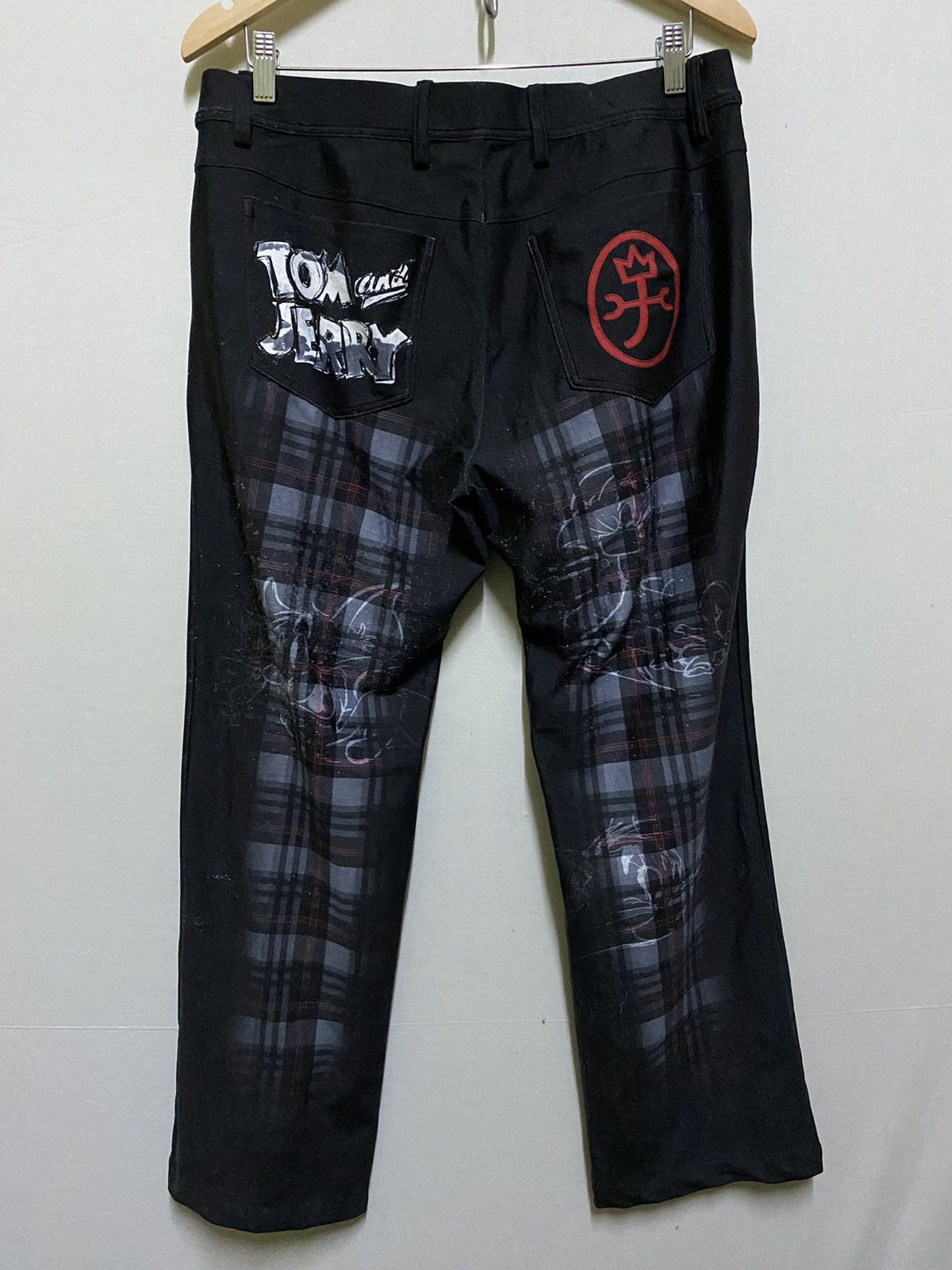 Japanese Brand × Jean Charles De Castelbajac × Warner Bros Stretch Pants Castelbajac Tom & Jerry Size 31" - 6 Thumbnail