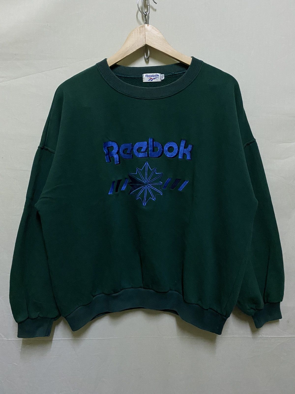 Reebok × Vintage Reebok Embroidery Oversized Sweatshirt Vintage Size US M / EU 48-50 / 2 - 1 Thumbnail