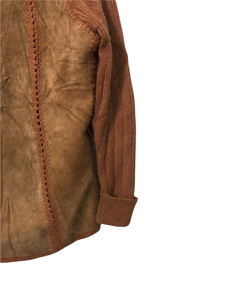 Japanese Brand Vintage Unbranded Distressed Button Ups Leather Jacket Size US S / EU 44-46 / 1 - 6 Thumbnail