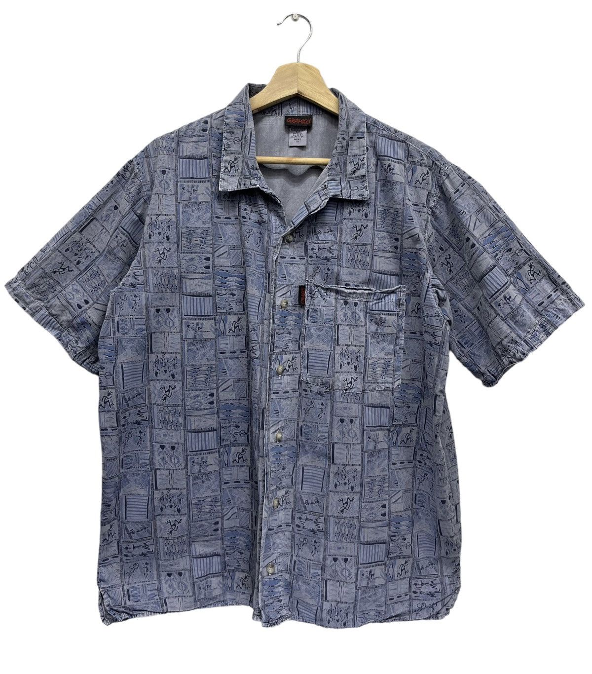 Gramicci 💥Vintage GRAMICCI Over Print Dreadlocks Running Man USA Size US M / EU 48-50 / 2 - 1 Thumbnail