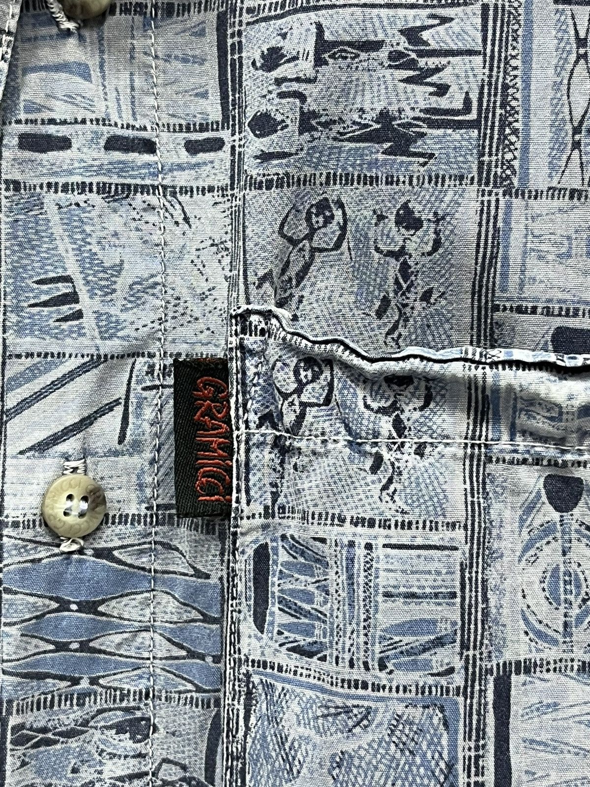 Gramicci 💥Vintage GRAMICCI Over Print Dreadlocks Running Man USA Size US M / EU 48-50 / 2 - 7 Thumbnail