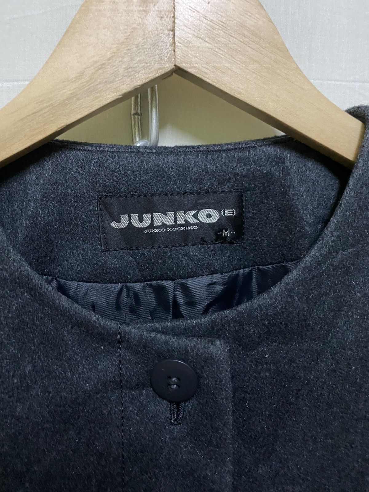 Japanese Brand × Junko Shimada Junko Koshino Long Coat Wool Size M / US 6-8 / IT 42-44 - 4 Thumbnail