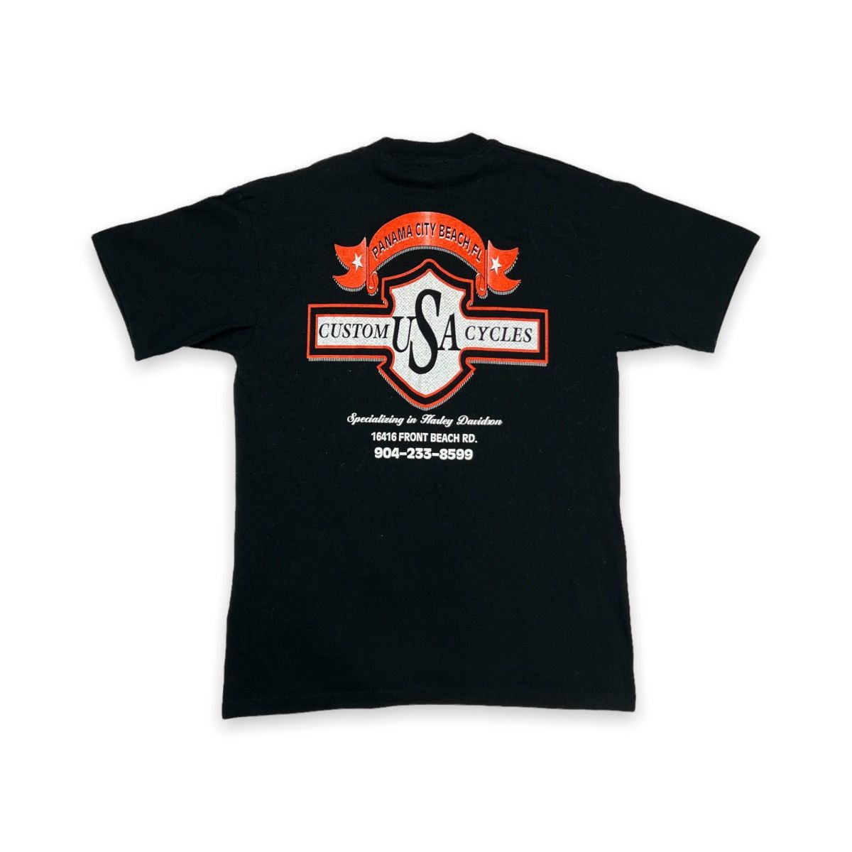 Harley Davidson 1995 Looney Tunes Sturgis Tazmanian Devil T Shirt Biker Tee Size US L / EU 52-54 / 3 - 5 Thumbnail