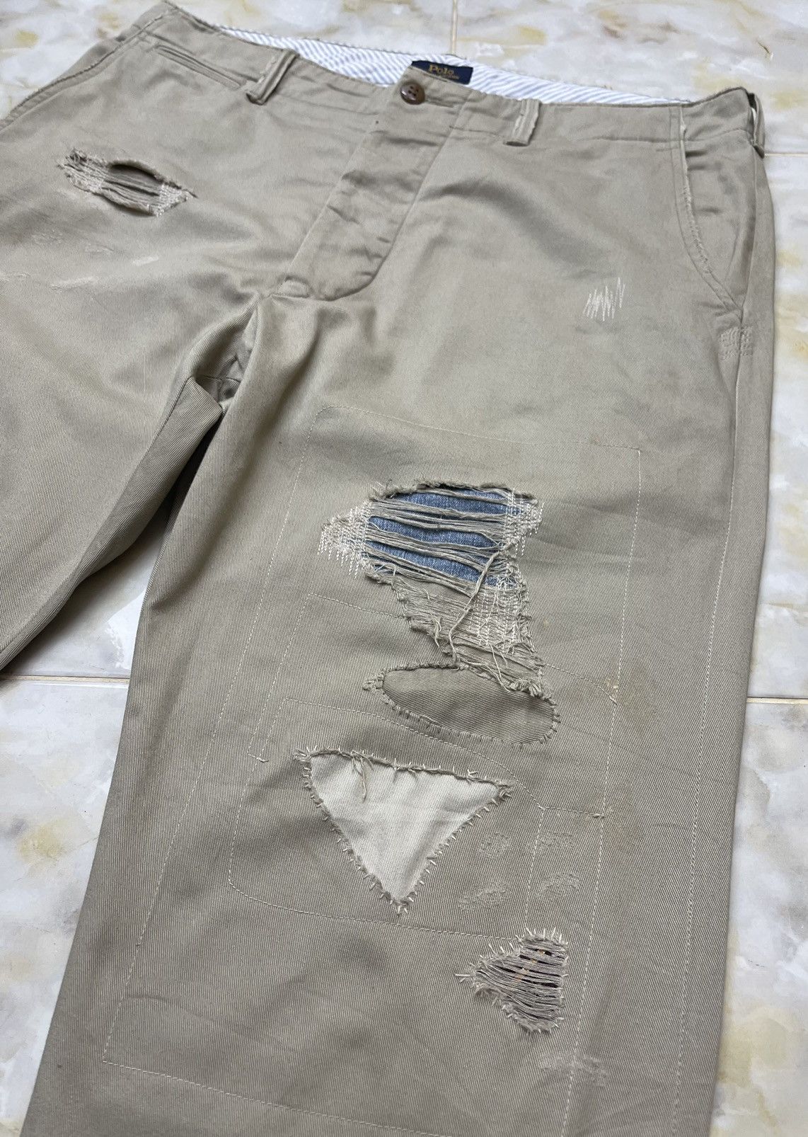 Polo Ralph Lauren Polo Ralph Lauren Sashiko Chino Pants Size US 37 - 8 Thumbnail