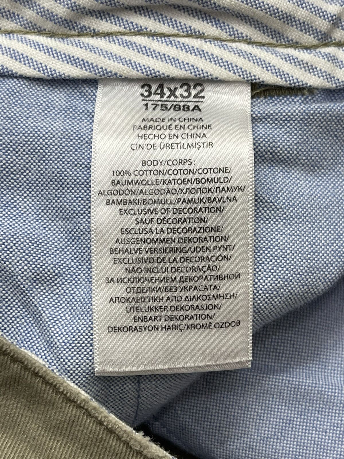Polo Ralph Lauren Polo Ralph Lauren Sashiko Chino Pants Size US 37 - 18 Thumbnail