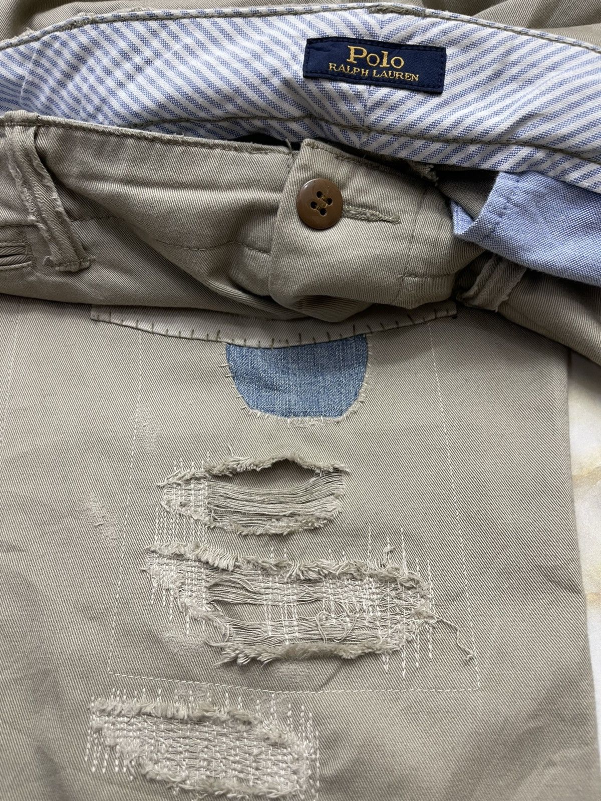 Polo Ralph Lauren Polo Ralph Lauren Sashiko Chino Pants Size US 37 - 5 Thumbnail