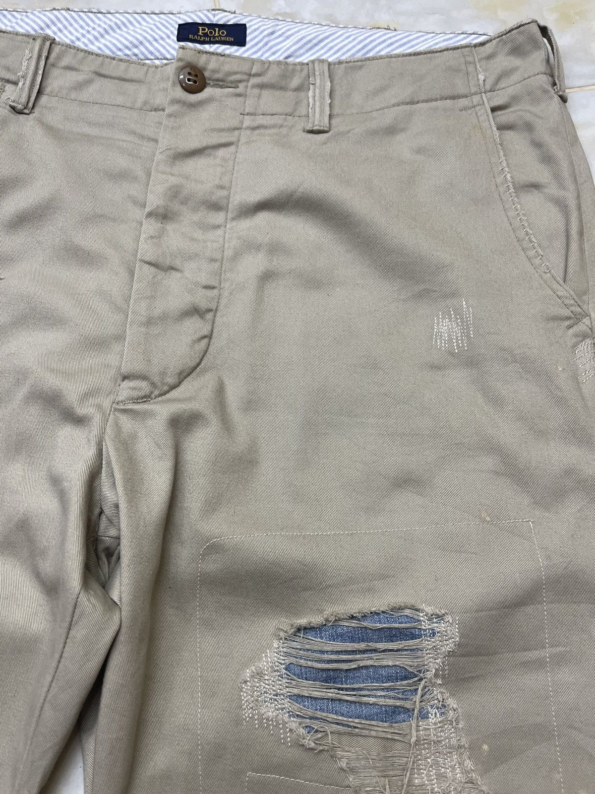 Polo Ralph Lauren Polo Ralph Lauren Sashiko Chino Pants Size US 37 - 12 Thumbnail