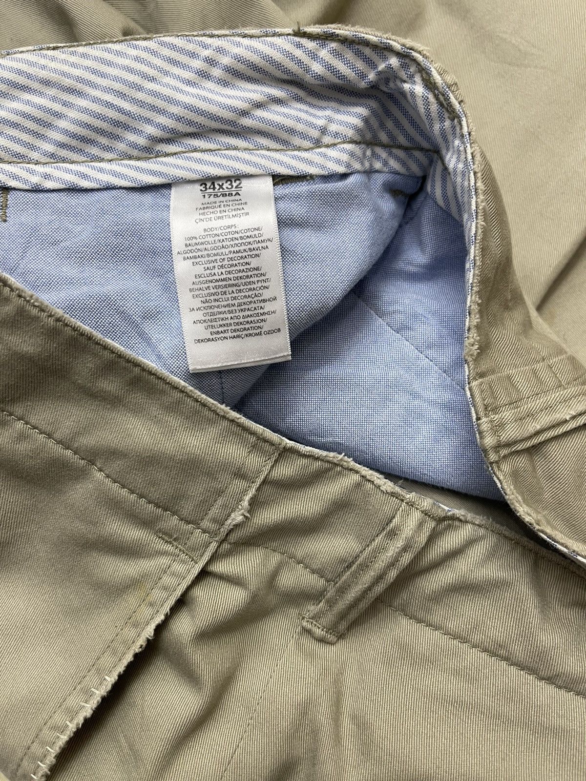 Polo Ralph Lauren Polo Ralph Lauren Sashiko Chino Pants Size US 37 - 17 Thumbnail
