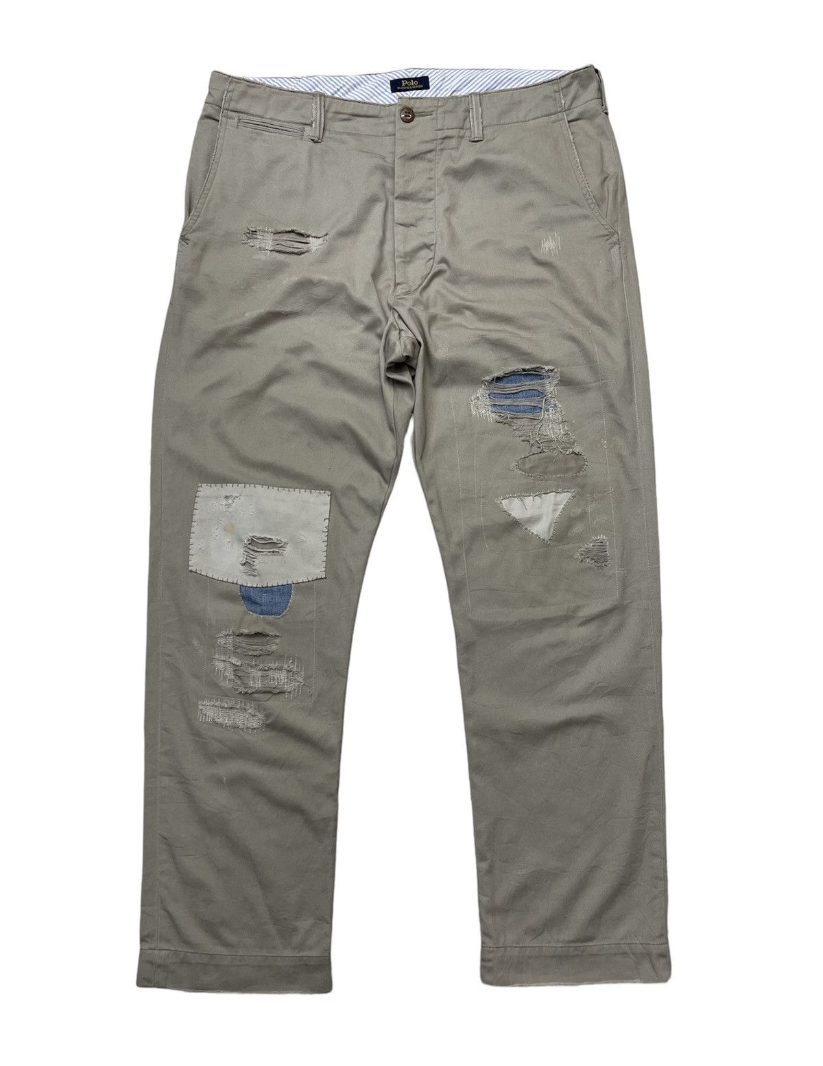 Polo Ralph Lauren Polo Ralph Lauren Sashiko Chino Pants Size US 37 - 1 Thumbnail