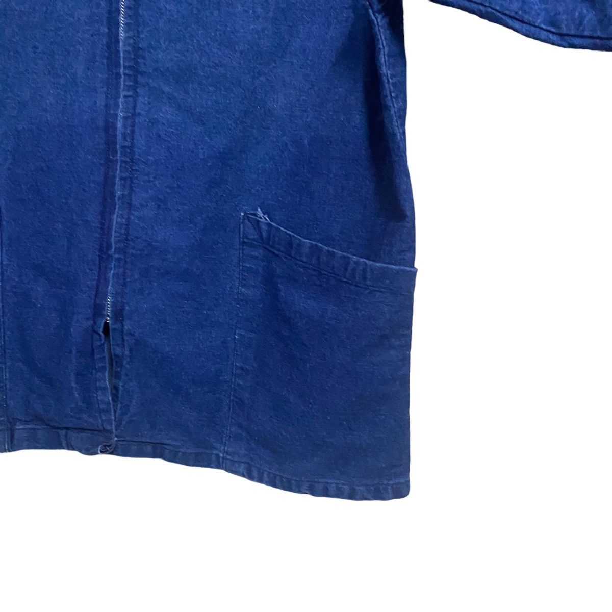 Vintage Vintage 80s Prison Denim Jacket Zipper Size US L / EU 52-54 / 3 - 7 Thumbnail