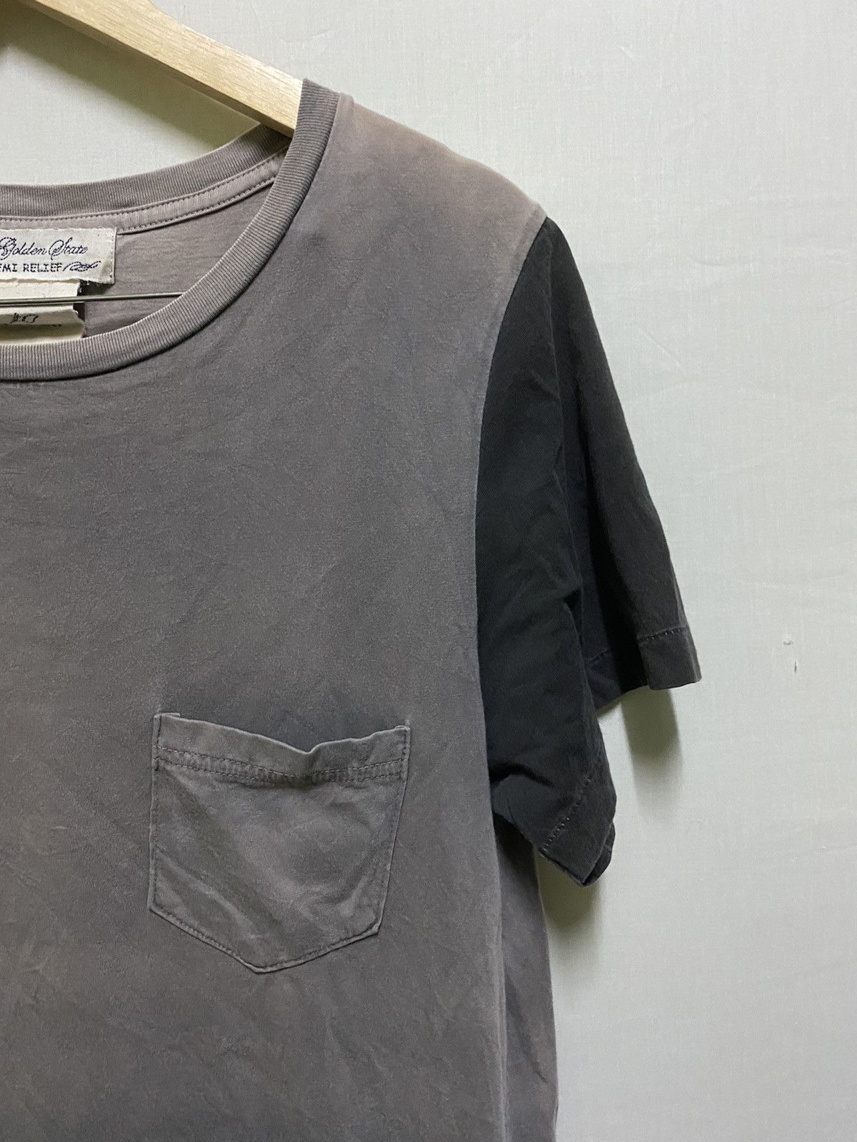 Japanese Brand × Remi Relief REMI RELIEF T Shirt Pocket Plain Sun Faded Size US M / EU 48-50 / 2 - 4 Thumbnail