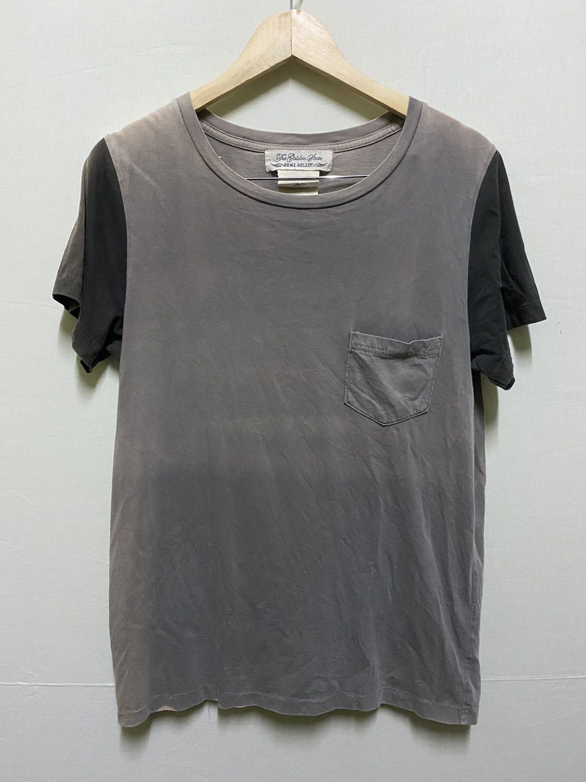 Japanese Brand × Remi Relief REMI RELIEF T Shirt Pocket Plain Sun Faded Size US M / EU 48-50 / 2 - 1 Thumbnail