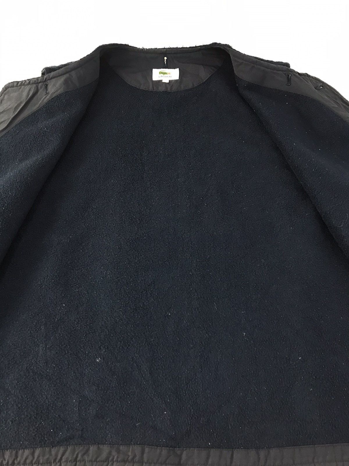 Japanese Brand × Lacoste × Vintage Lacoste Dark Blue Insulated Wool Fleece Vest K1111j Size US XL / EU 56 / 4 - 4 Thumbnail