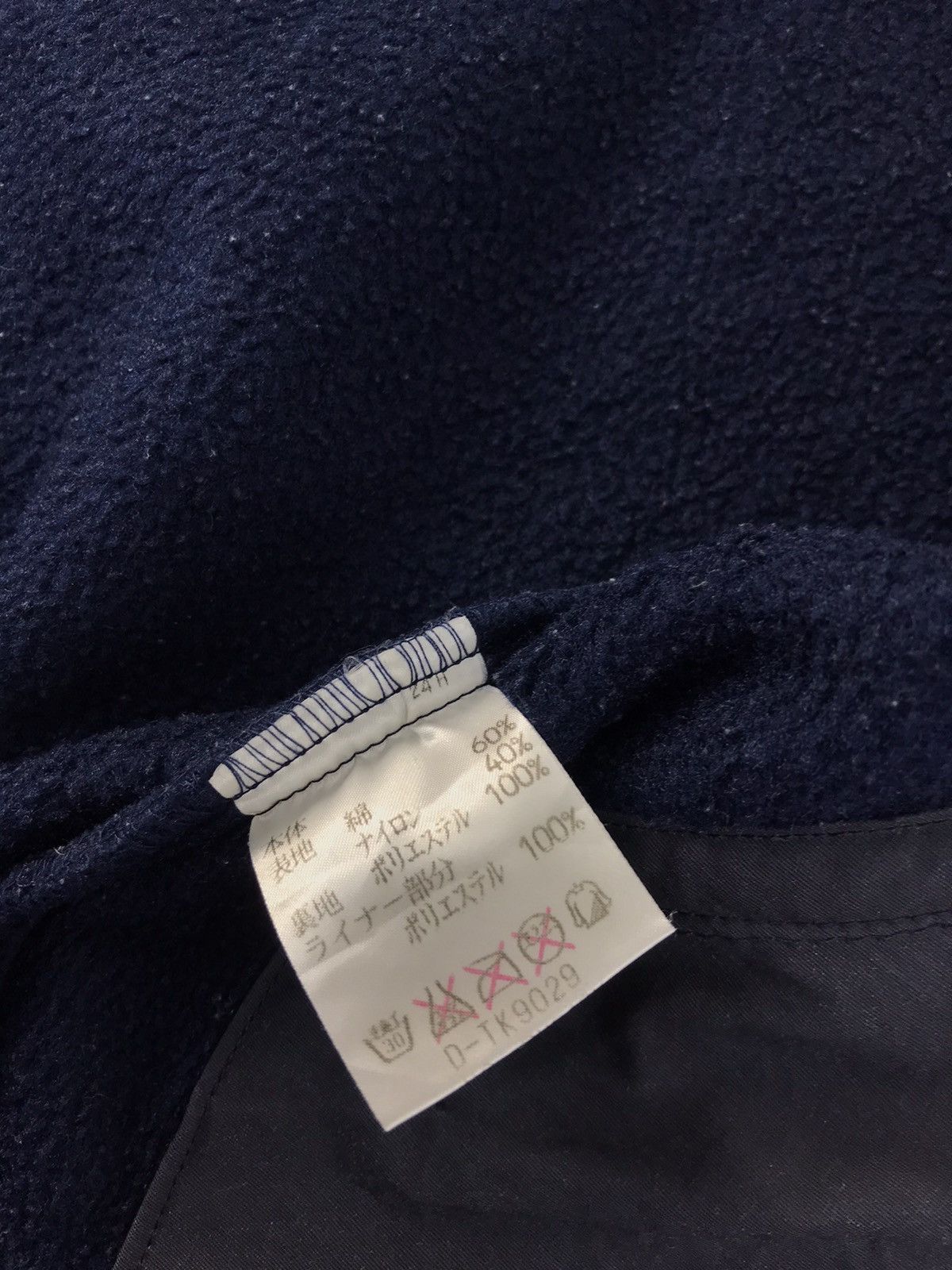 Japanese Brand × Lacoste × Vintage Lacoste Dark Blue Insulated Wool Fleece Vest K1111j Size US XL / EU 56 / 4 - 7 Thumbnail