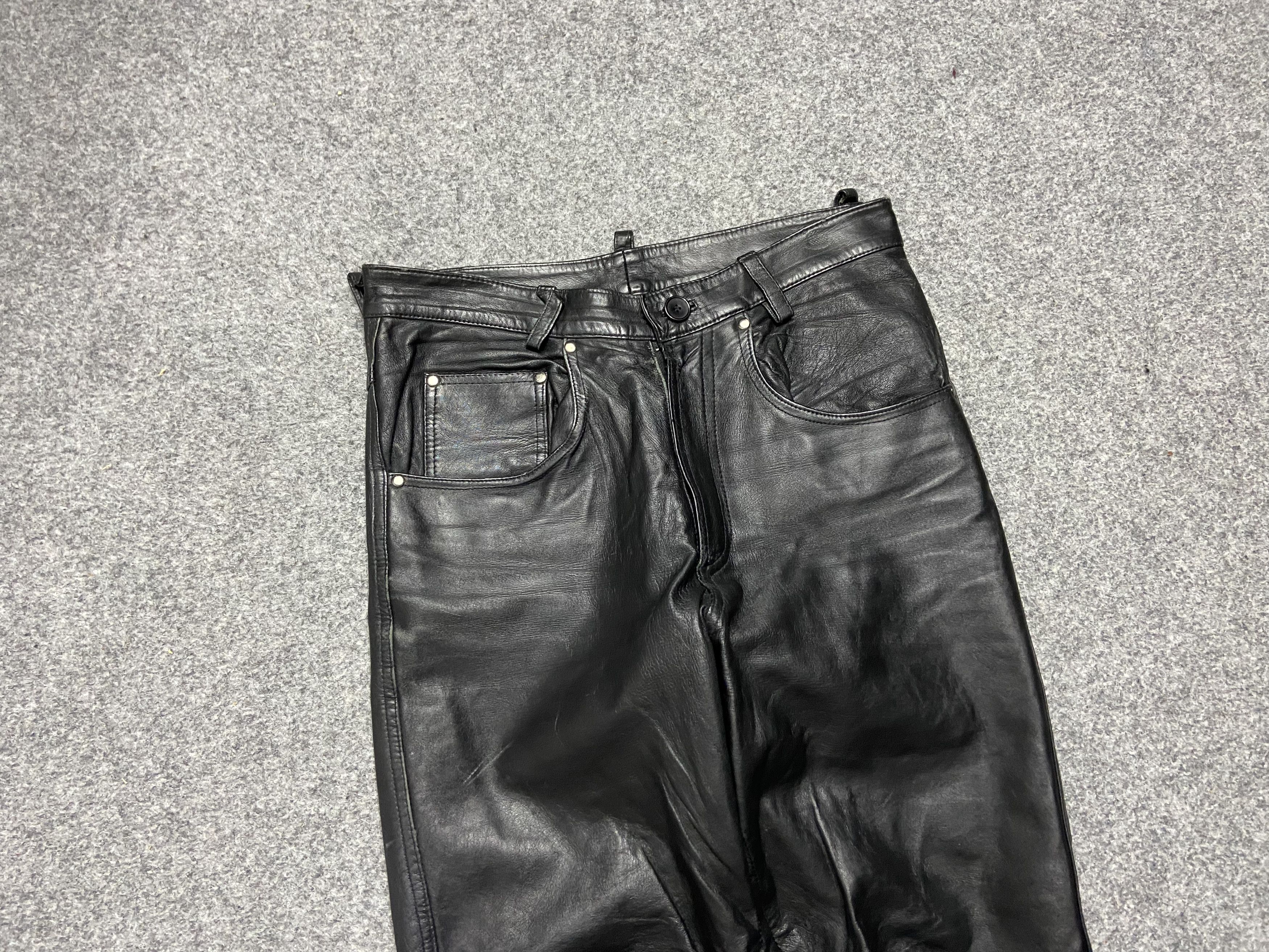 Leather × Vintage Vintage Leather Pants Size US 31 - 2 Thumbnail