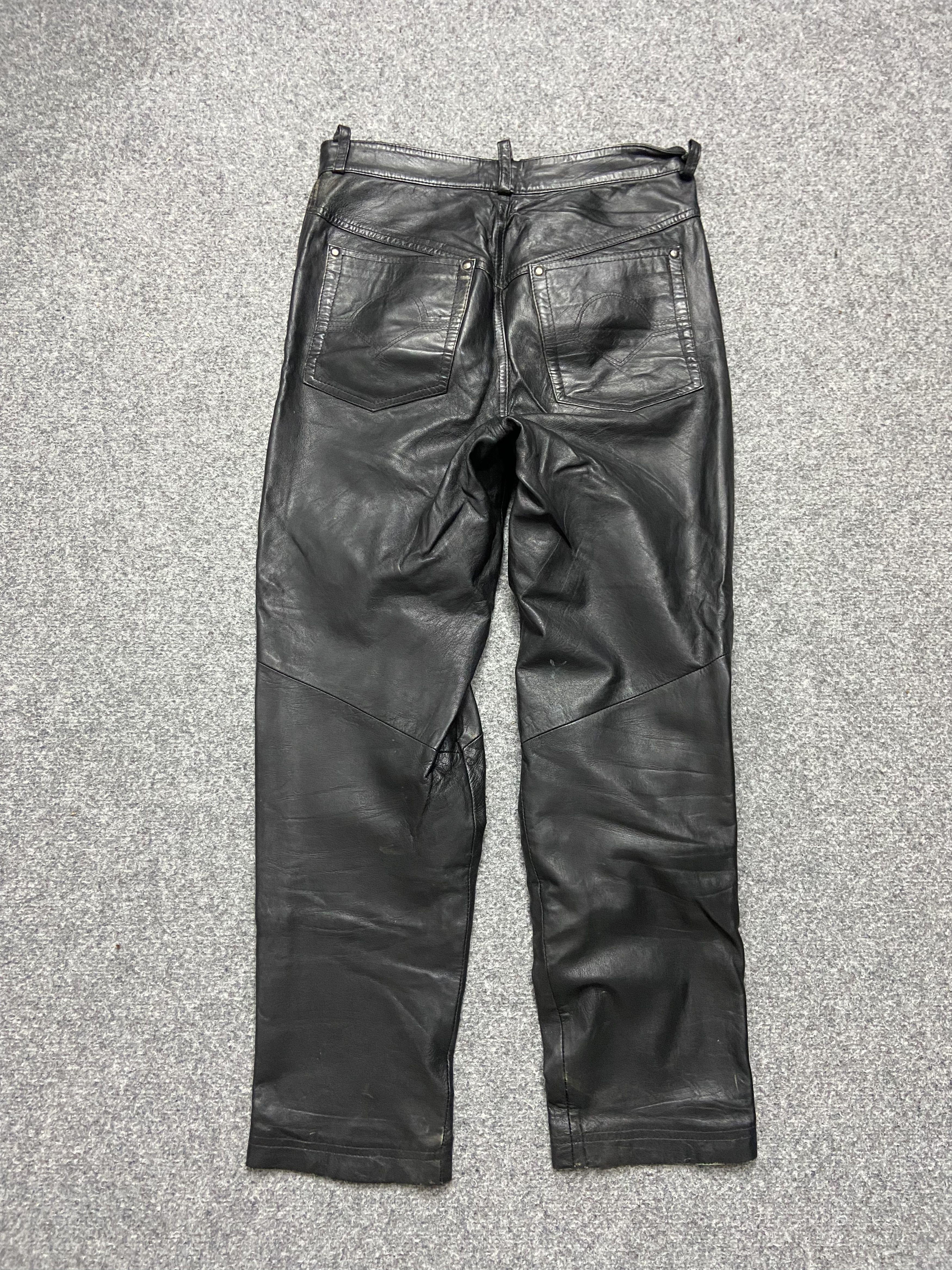 Leather × Vintage Vintage Leather Pants Size US 31 - 8 Thumbnail