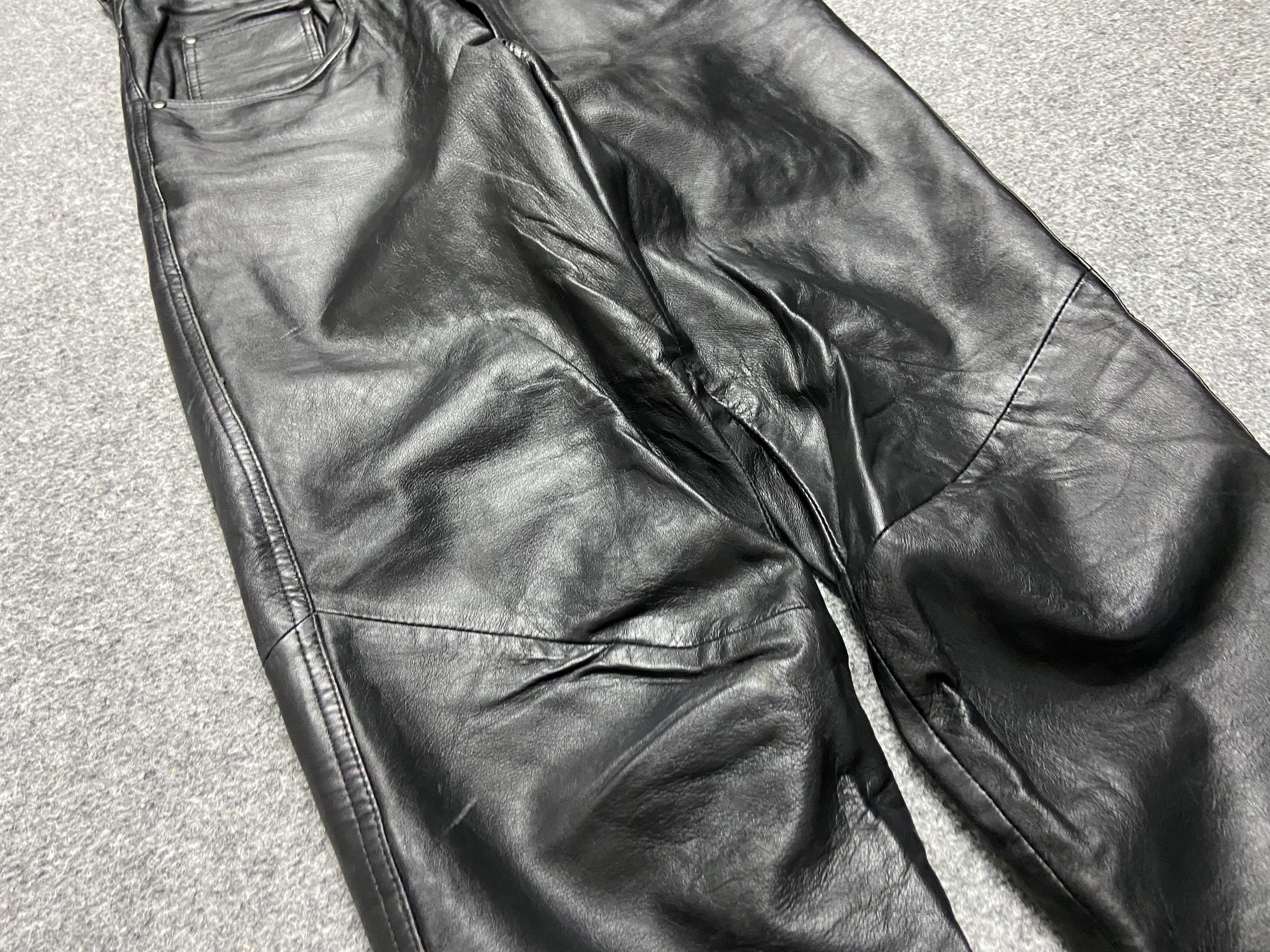 Leather × Vintage Vintage Leather Pants Size US 31 - 4 Thumbnail