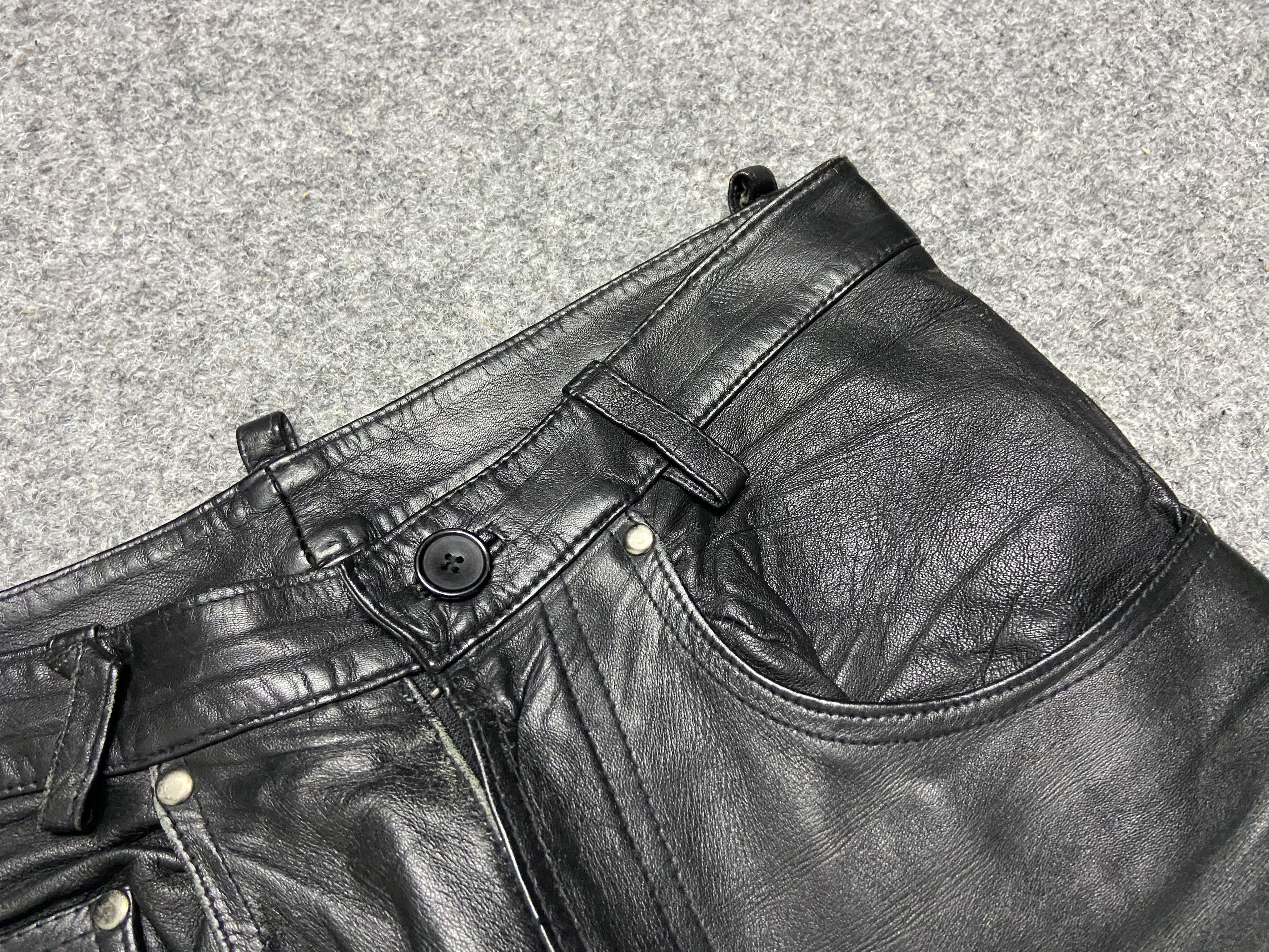 Leather × Vintage Vintage Leather Pants Size US 31 - 6 Thumbnail