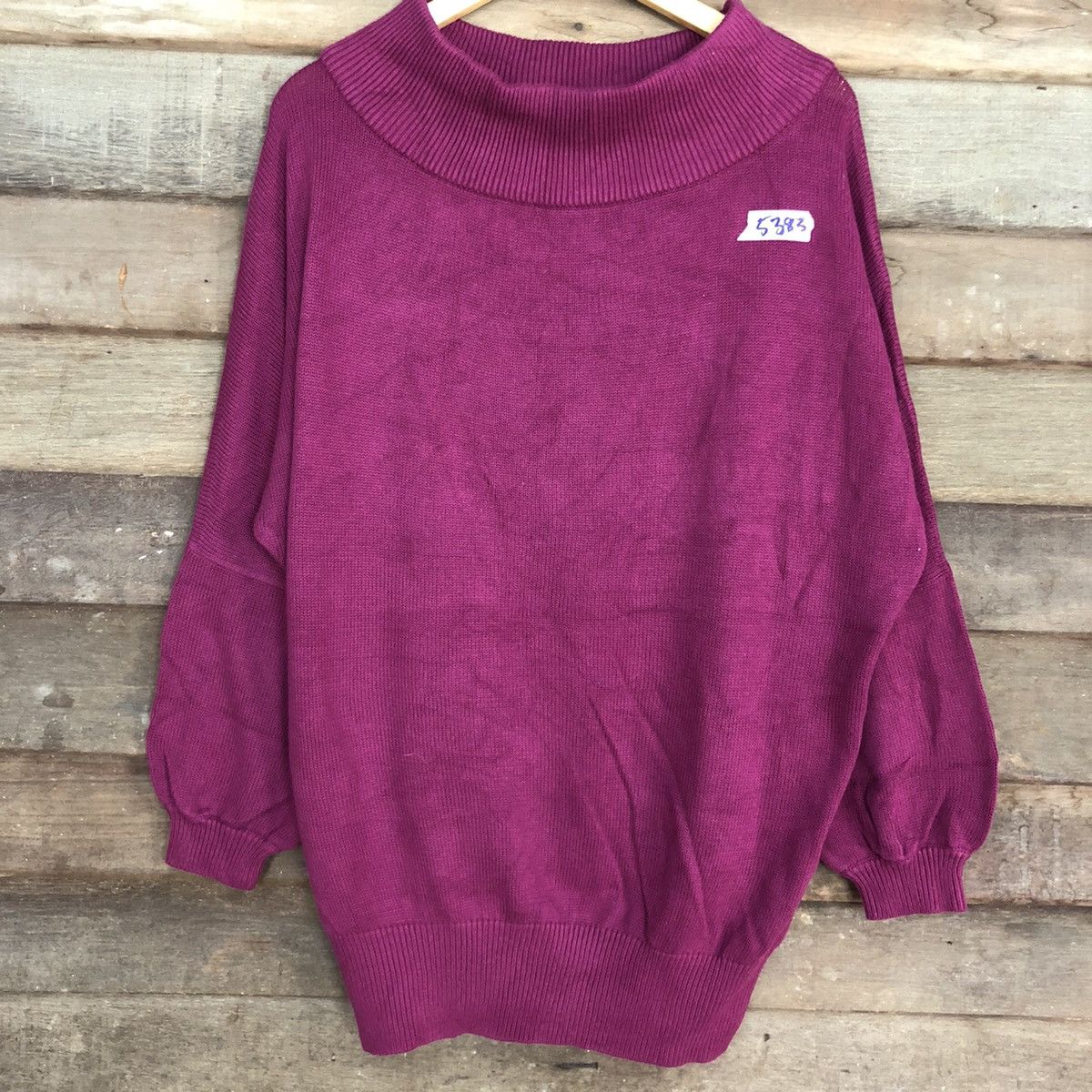 Homespun Knitwear × Japanese Brand N'or Label japan Purple Knitwear #5383 Size US L / EU 52-54 / 3 - 8 Thumbnail
