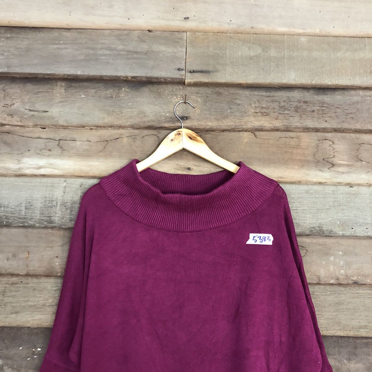 Homespun Knitwear × Japanese Brand N'or Label japan Purple Knitwear #5383 Size US L / EU 52-54 / 3 - 9 Thumbnail