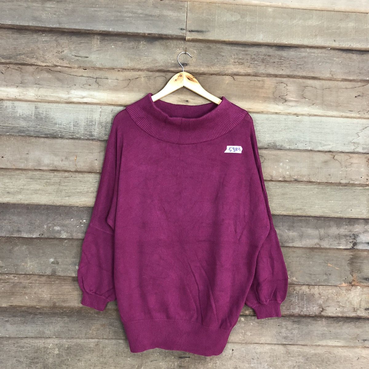 Homespun Knitwear × Japanese Brand N'or Label japan Purple Knitwear #5383 Size US L / EU 52-54 / 3 - 3 Thumbnail