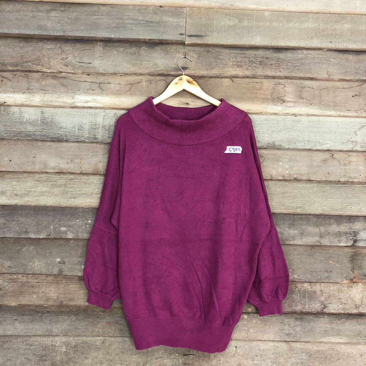 Homespun Knitwear × Japanese Brand N'or Label japan Purple Knitwear #5383 Size US L / EU 52-54 / 3 - 1 Thumbnail