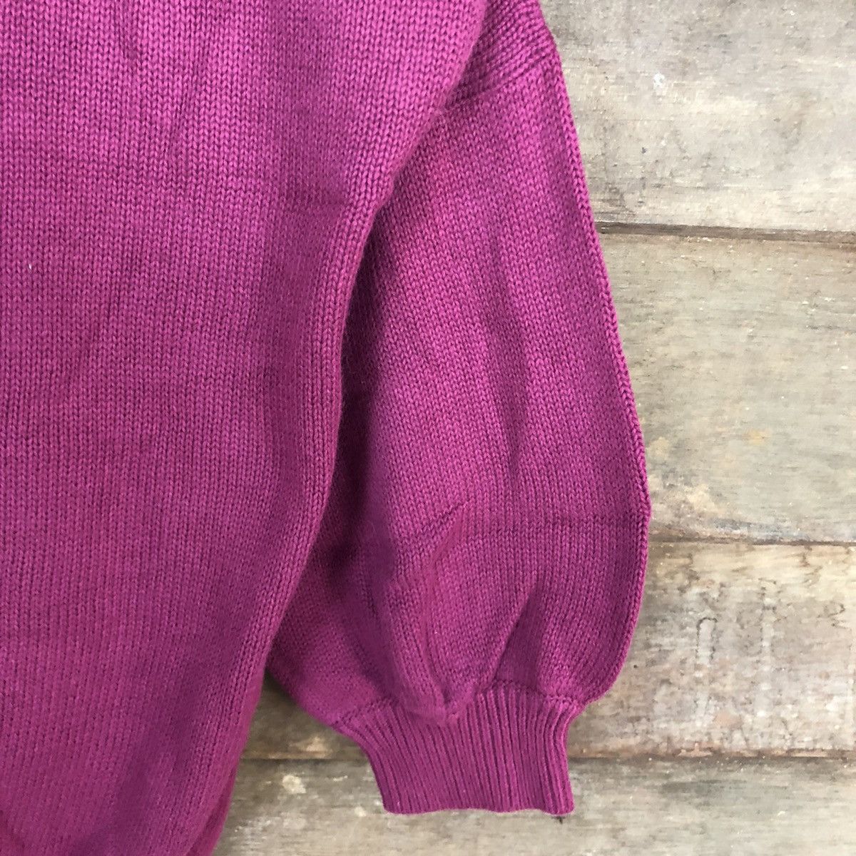 Homespun Knitwear × Japanese Brand N'or Label japan Purple Knitwear #5383 Size US L / EU 52-54 / 3 - 4 Thumbnail