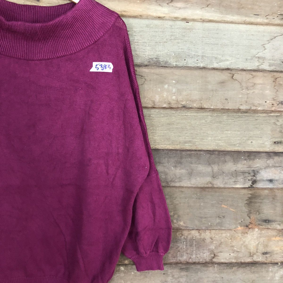Homespun Knitwear × Japanese Brand N'or Label japan Purple Knitwear #5383 Size US L / EU 52-54 / 3 - 5 Thumbnail