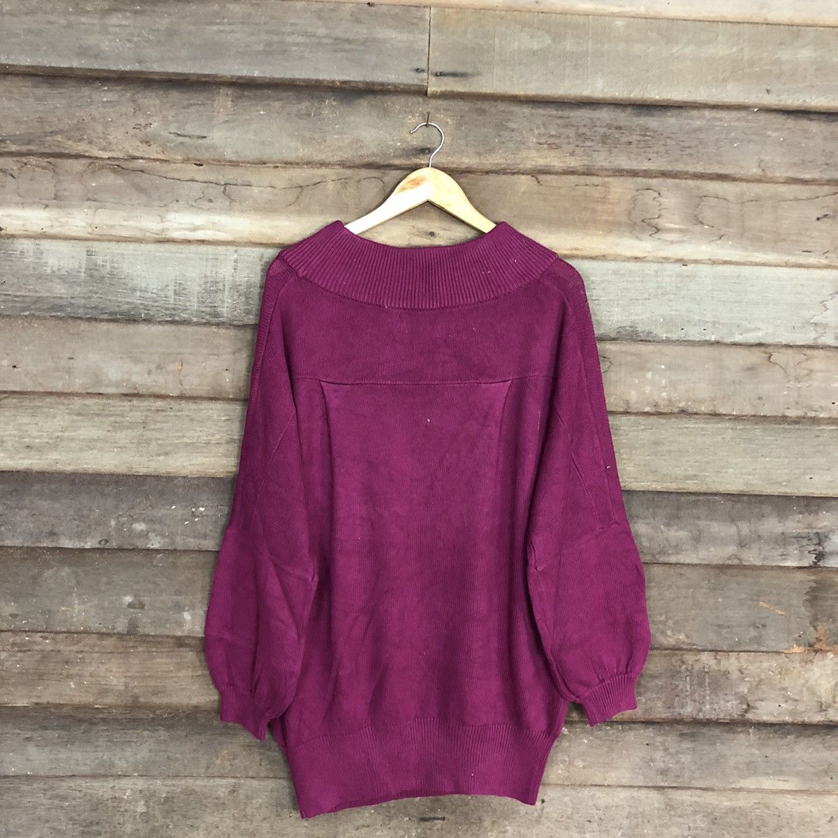 Homespun Knitwear × Japanese Brand N'or Label japan Purple Knitwear #5383 Size US L / EU 52-54 / 3 - 12 Thumbnail