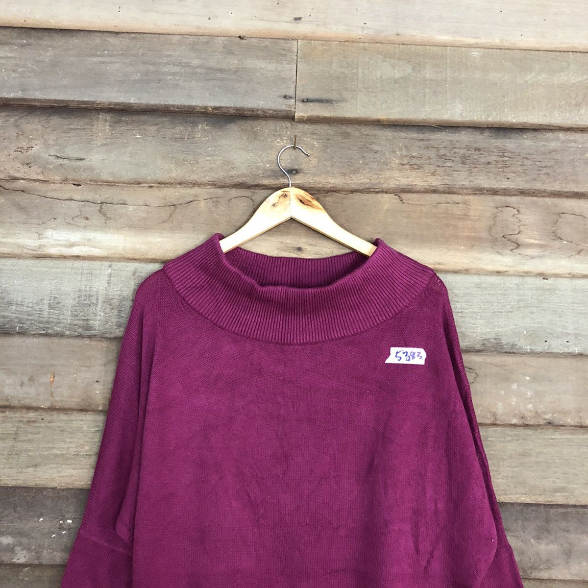 Homespun Knitwear × Japanese Brand N'or Label japan Purple Knitwear #5383 Size US L / EU 52-54 / 3 - 2 Thumbnail