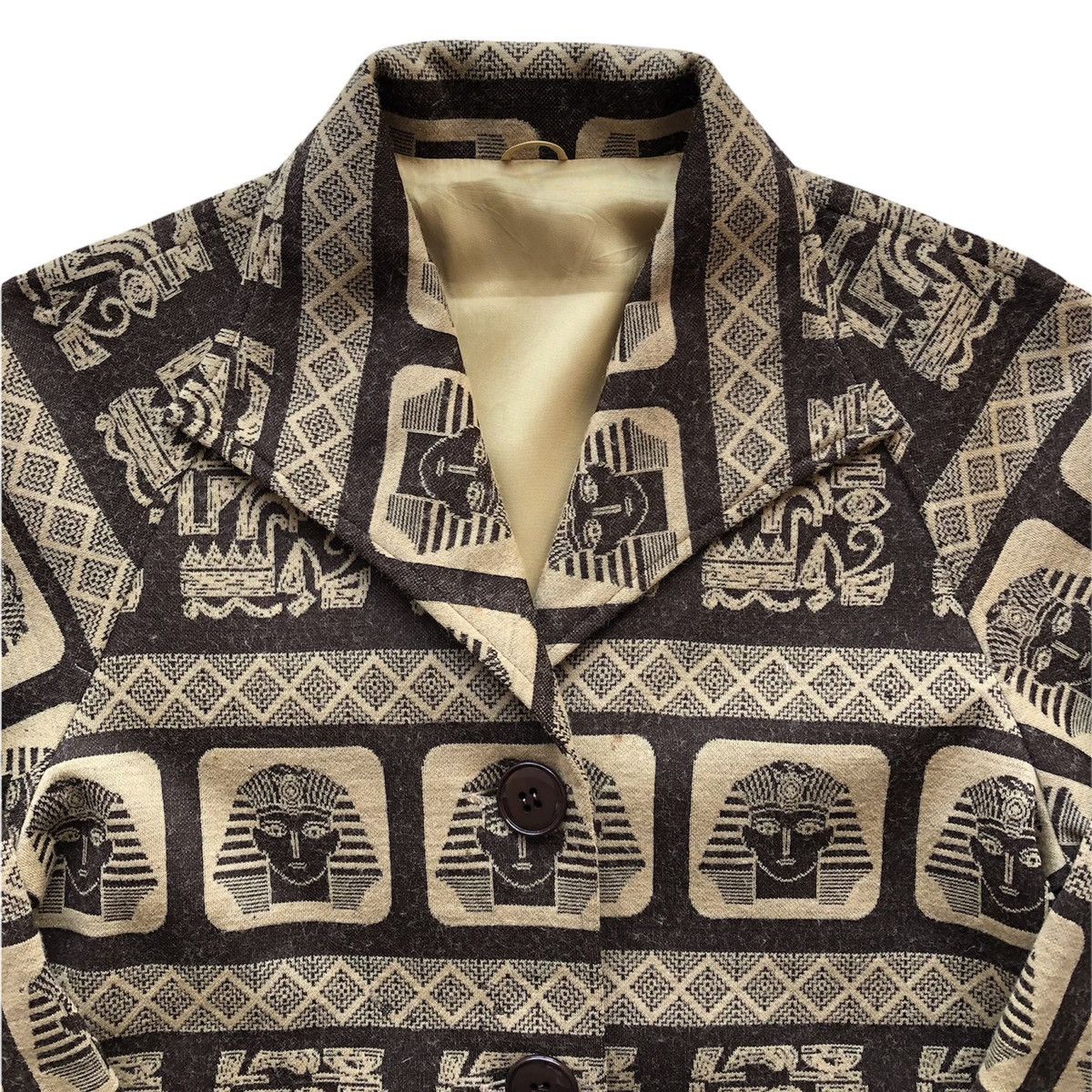 Vintage Vintage Pharaoh Full Abstract Women Jacket Size S / US 4 / IT 40 - 2 Thumbnail