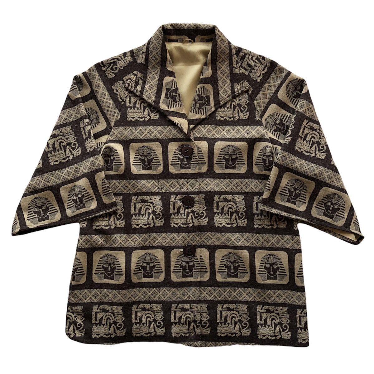 Vintage Vintage Pharaoh Full Abstract Women Jacket Size S / US 4 / IT 40 - 1 Thumbnail