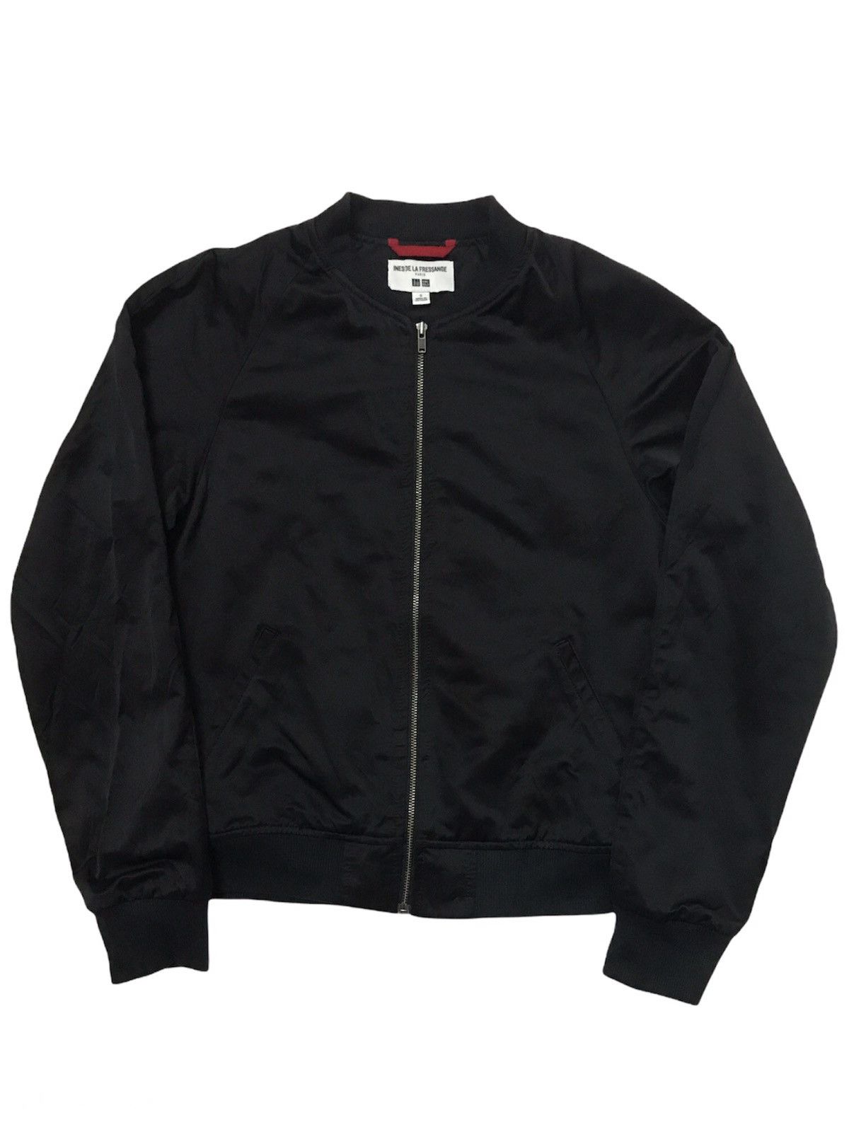 Image of Bomber Jacket x Uniqlo Ines De La Fressange Paris Jacket in Black, Women's (Size Small)