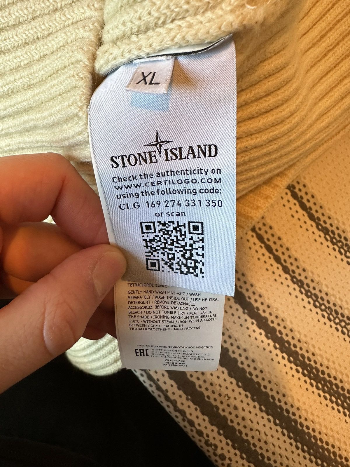 Stone Island Roll neck Wool Knit Size US L / EU 52-54 / 3 - 5 Thumbnail