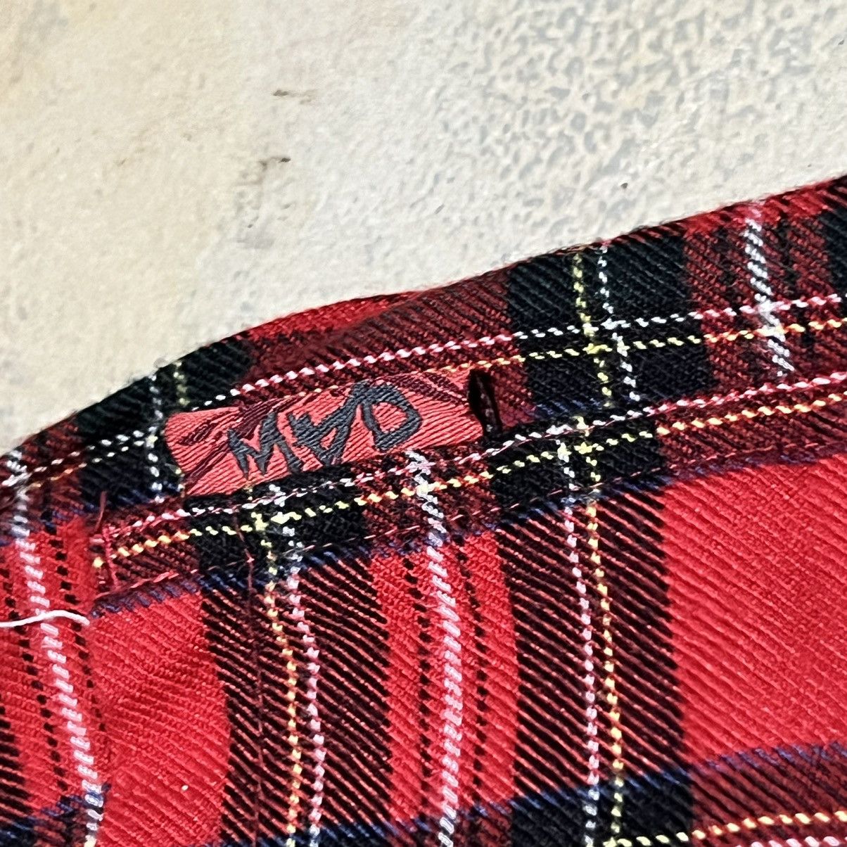 Japanese Brand Punk Bondage Red Tartan Seditionaries Pants Size US 28 / EU 44 - 21 Thumbnail