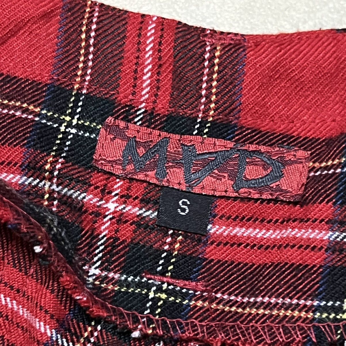 Japanese Brand Punk Bondage Red Tartan Seditionaries Pants Size US 28 / EU 44 - 7 Thumbnail