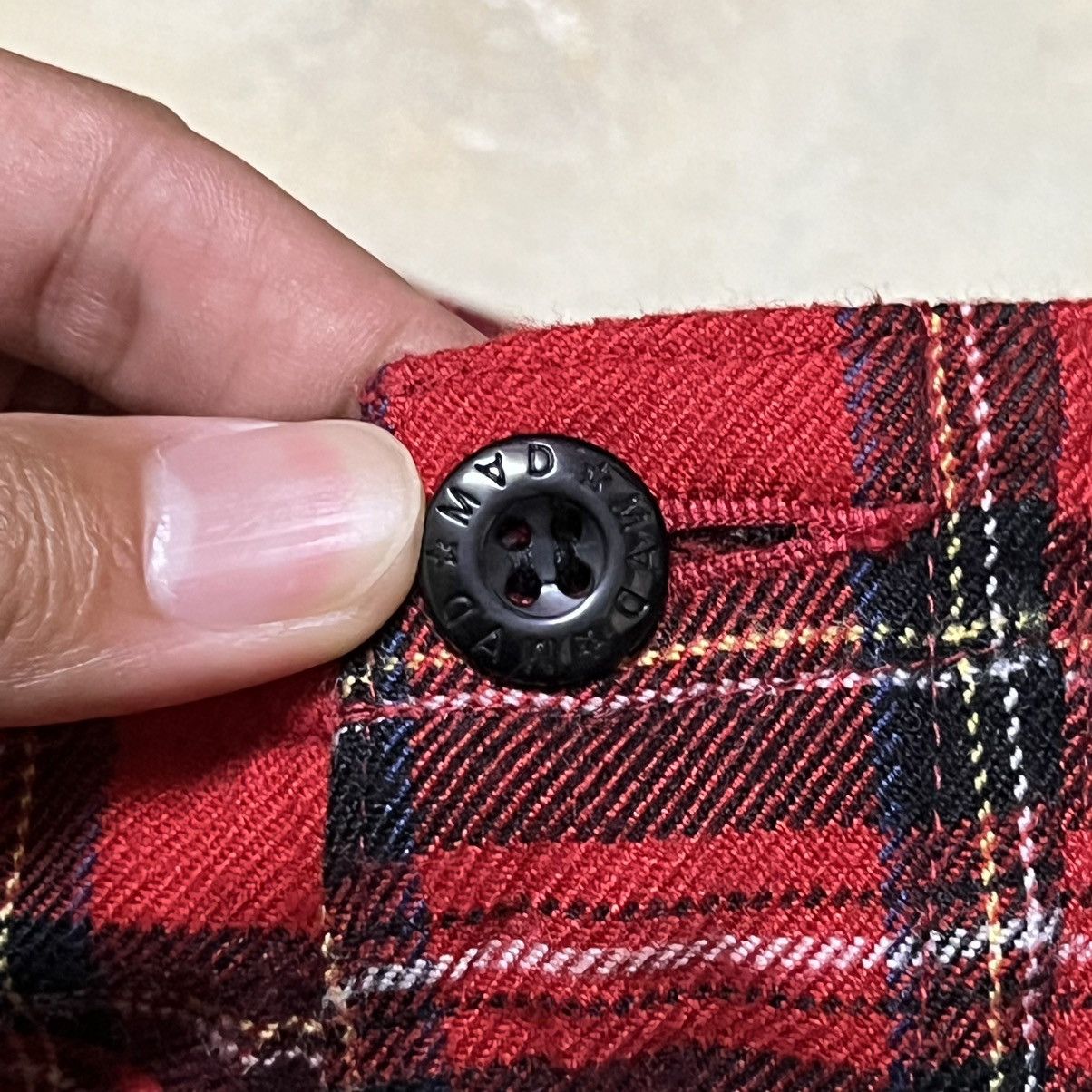 Japanese Brand Punk Bondage Red Tartan Seditionaries Pants Size US 28 / EU 44 - 6 Thumbnail