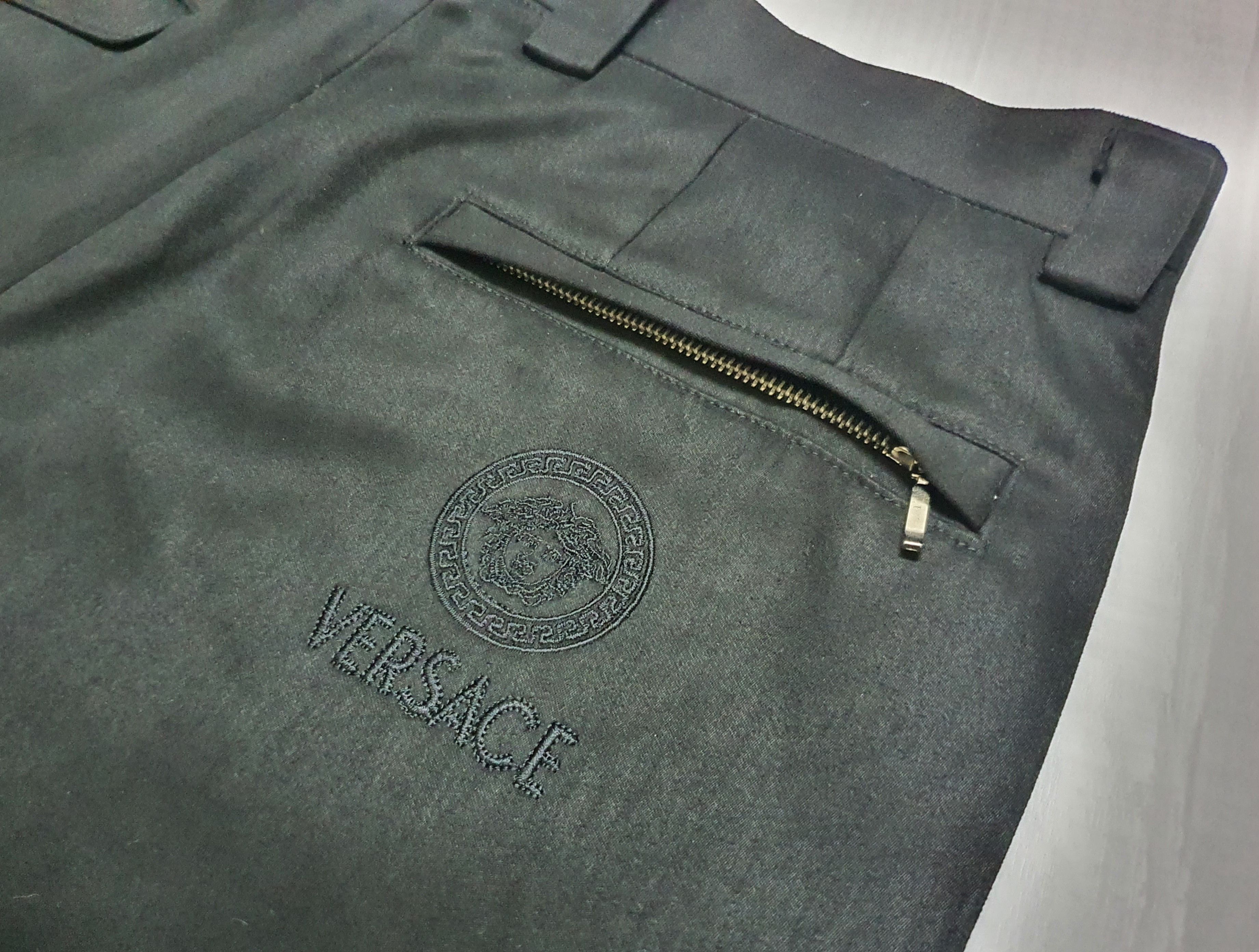 Versace Waist 31" VERSACE JEANS COUTURE Black Pants. Size US 31 - 3 Thumbnail
