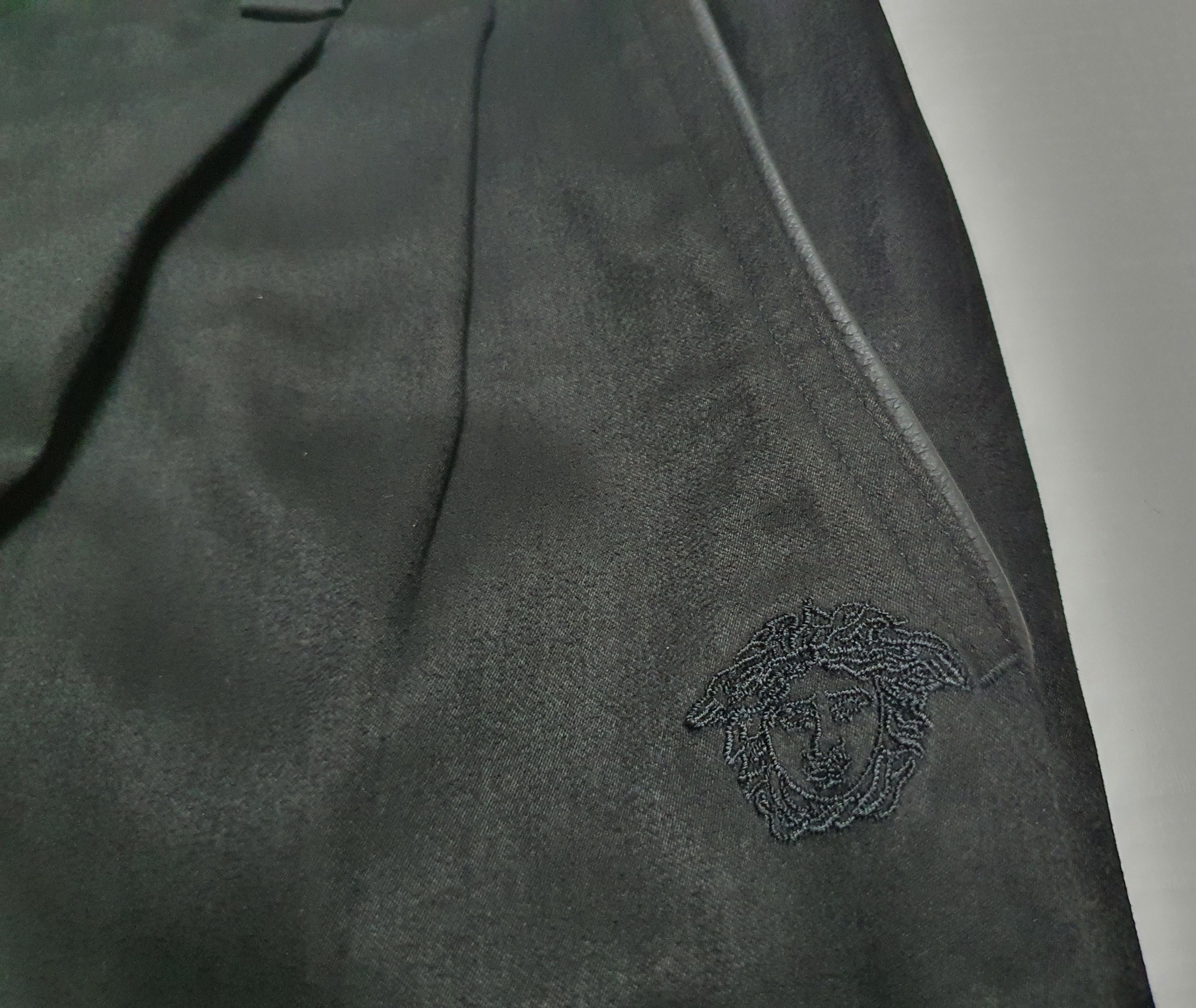 Versace Waist 31" VERSACE JEANS COUTURE Black Pants. Size US 31 - 16 Thumbnail