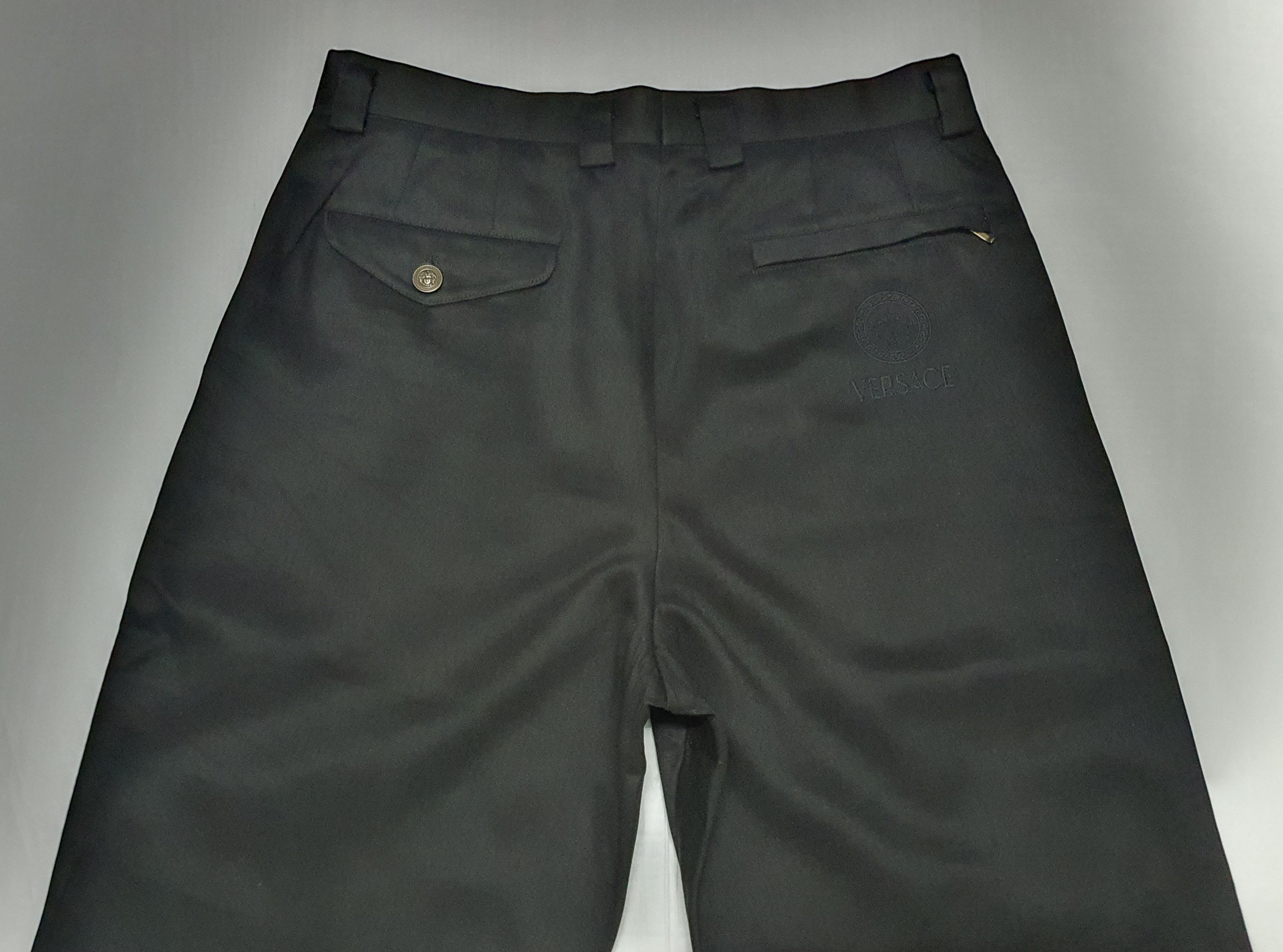 Versace Waist 31" VERSACE JEANS COUTURE Black Pants. Size US 31 - 4 Thumbnail