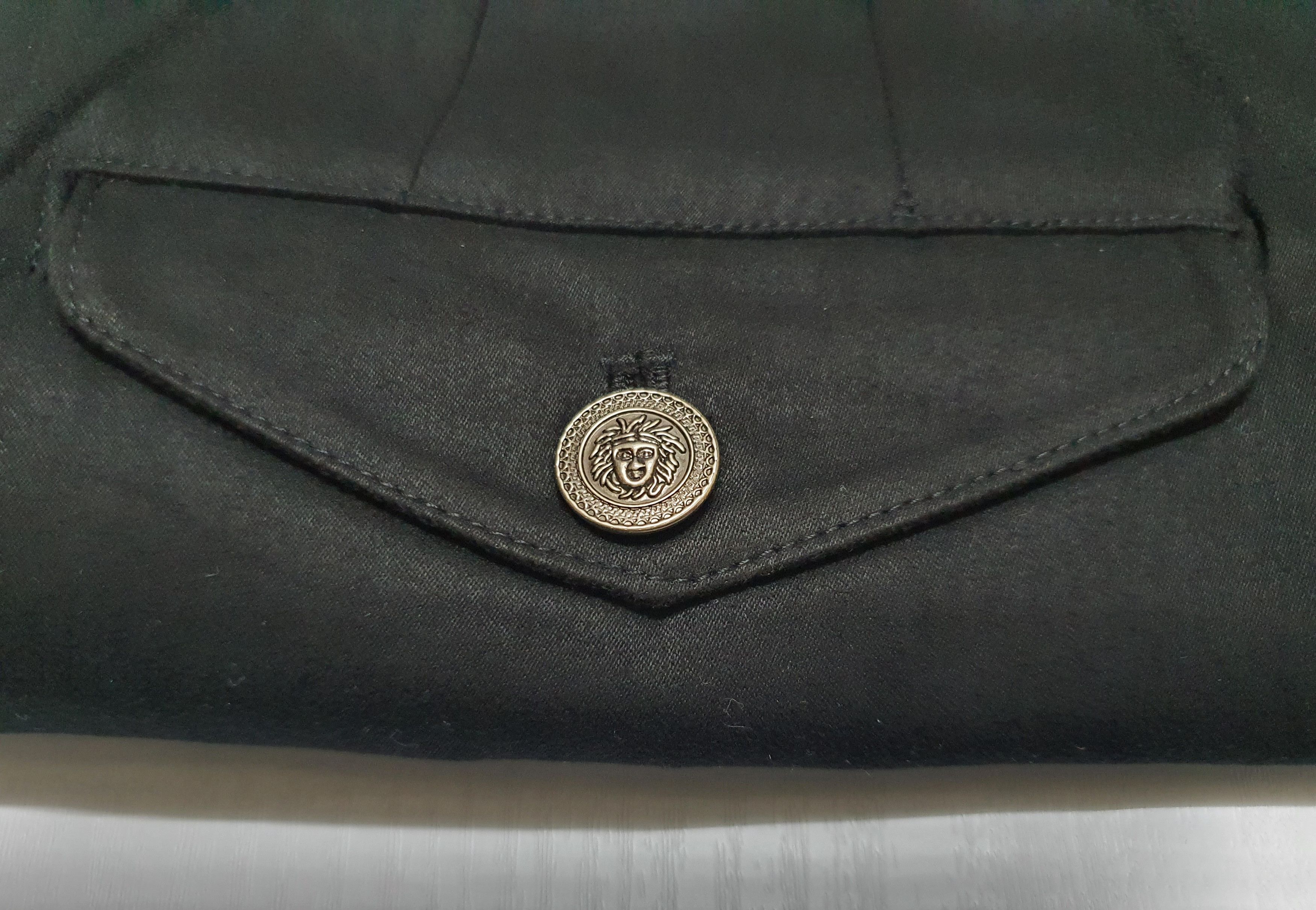 Versace Waist 31" VERSACE JEANS COUTURE Black Pants. Size US 31 - 6 Thumbnail