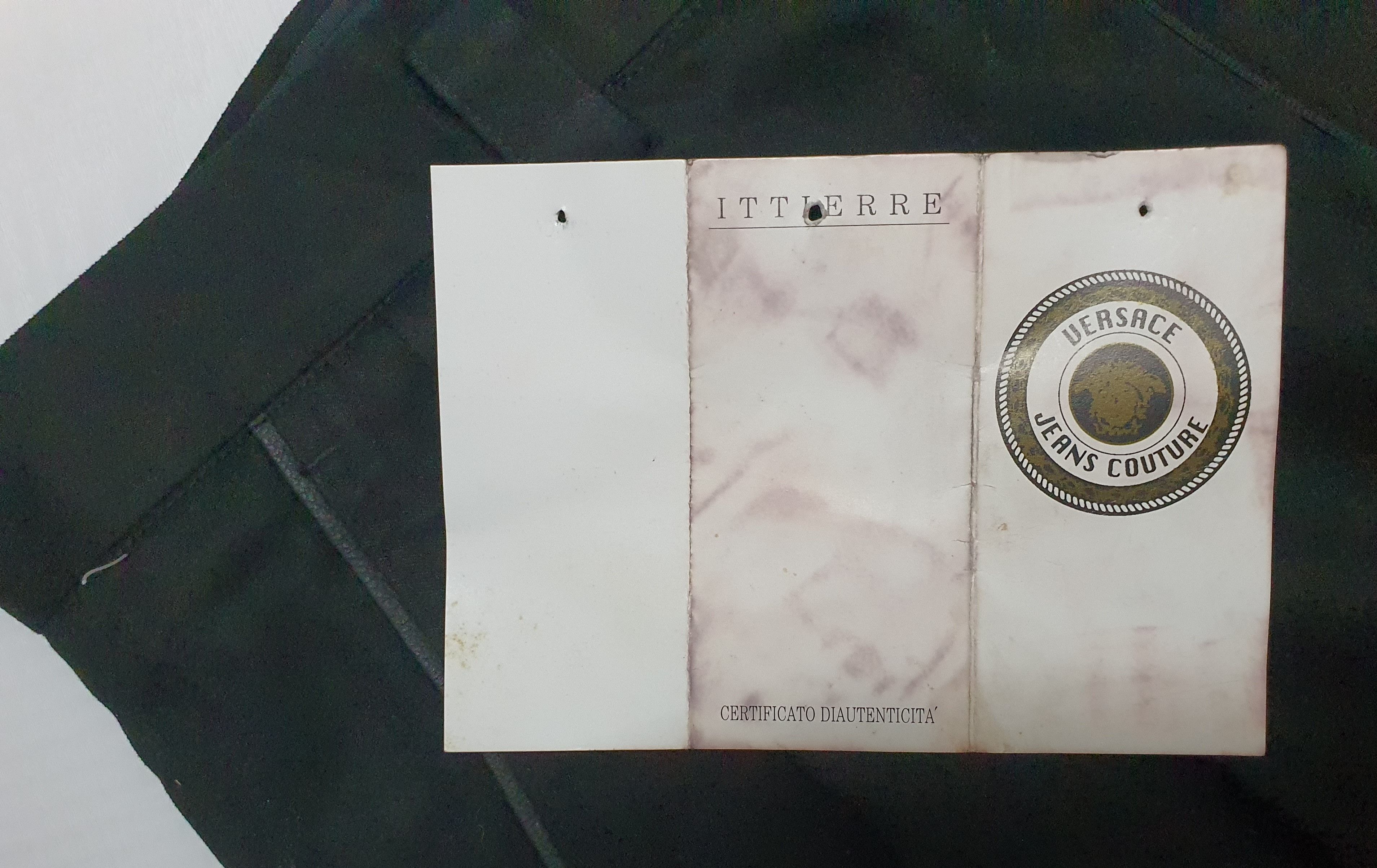 Versace Waist 31" VERSACE JEANS COUTURE Black Pants. Size US 31 - 11 Thumbnail