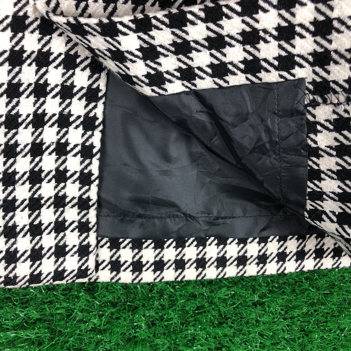 Japanese Brand × Vintage Vintage Houndstooth Skirt Luxury Design Style Unbranded Size 28" / US 6 / IT 42 - 12 Thumbnail