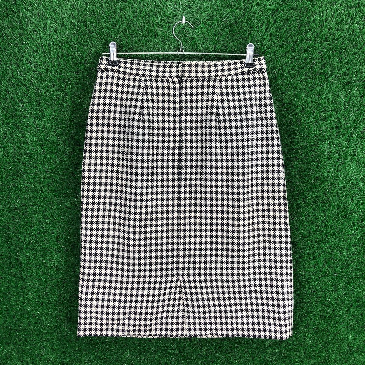 Japanese Brand × Vintage Vintage Houndstooth Skirt Luxury Design Style Unbranded Size 28" / US 6 / IT 42 - 4 Thumbnail